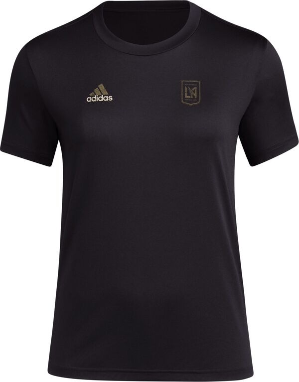アディダス レディース Tシャツ トップス adidas Women's Los Angeles FC 2024 Local Stoic Black T-Shirt 13,980円
