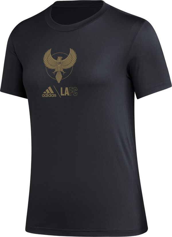 アディダス レディース Tシャツ トップス adidas Women's Los Angeles FC Icon Black T-Shirt 6,980円