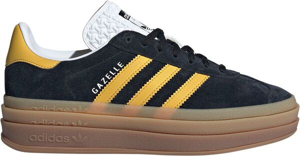 アディダス レディース スニーカー シューズ adidas Originals Women's Gazelle Bold Shoes Black/Yellow