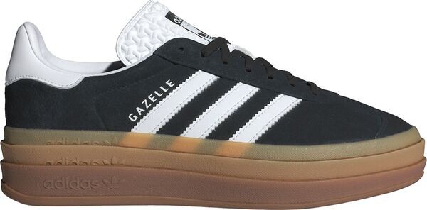 アディダス レディース スニーカー シューズ adidas Originals Women's Gazelle Bold Shoes Black/White/Gum