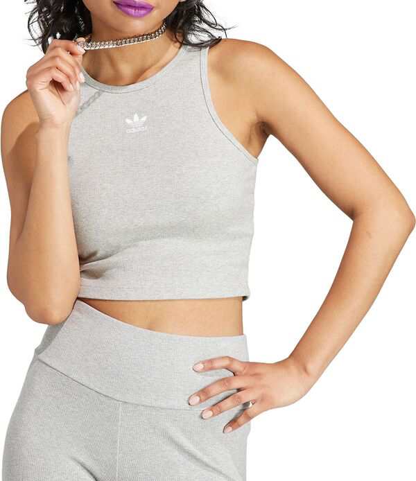 アディダス レディース シャツ トップス adidas Women's Essentials Rib Tank Top MGH