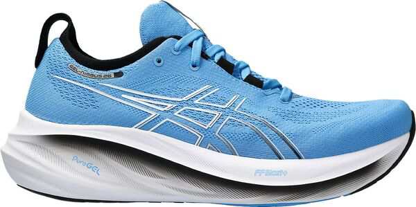 アシックス メンズ スニーカー シューズ ASICS Men's GEL-Nimbus 26 Running Shoes Water/Black