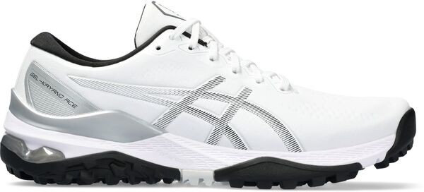 アシックス メンズ スニーカー シューズ ASICS Men's GEL-KAYANO ACE 2 Golf Shoes White/Black