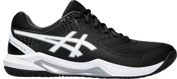 アシックス メンズ スニーカー シューズ ASICS Men's Gel-Dedicate 8 Pickleball Shoes Black/Whiteの通販は