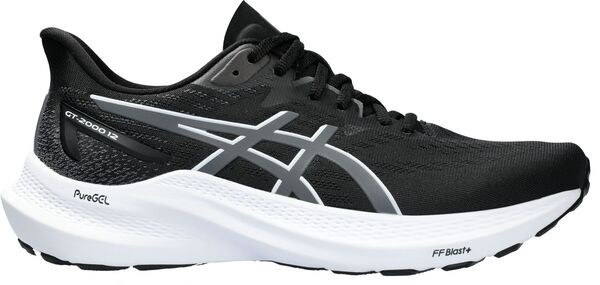 アシックス レディース スニーカー シューズ ASICS Women's GT-2000 12 Running Shoes Black/Grey