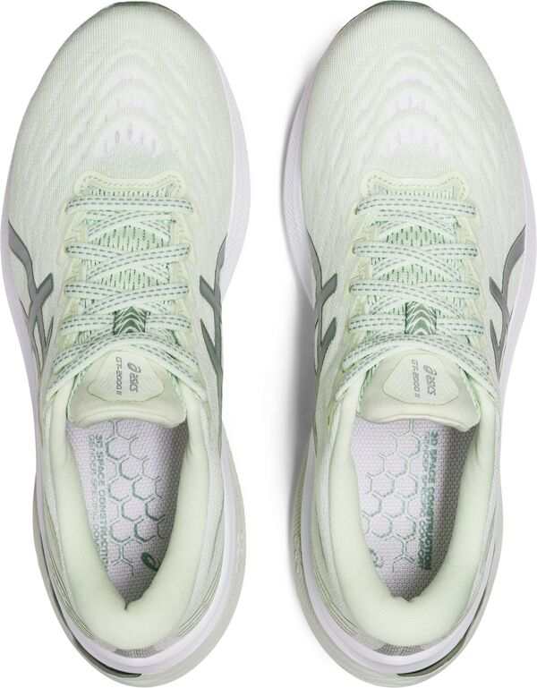 アシックス レディース スニーカー シューズ ASICS Women's GT-2000 11 Running Shoes Green/Silver