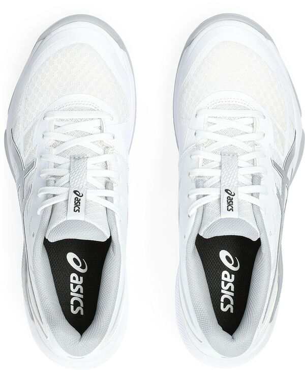 アシックス レディース スニーカー シューズ ASICS Women's Gel-Tactic Volleyball Shoes White/Silver