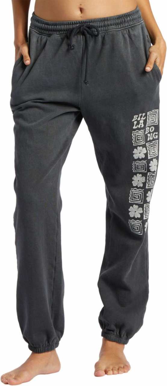 ビラボン レディース カジュアルパンツ ボトムス Billabong Women's Mystic Surf Joggers Black Pebble