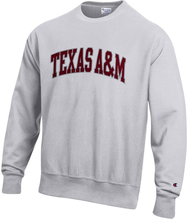 チャンピオン メンズ パーカー・スウェット アウター Champion Men's Texas A&M Aggies Grey Reverse Weave Crew Pullover Sweatshirtの通販は 25,980円