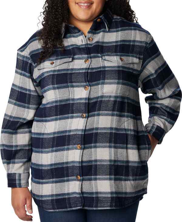 コロンビア レディース ジャケット・ブルゾン アウター Columbia Women's Calico Basin Shirt Jacket Dark Nocturnal Buf Ombreの通販は