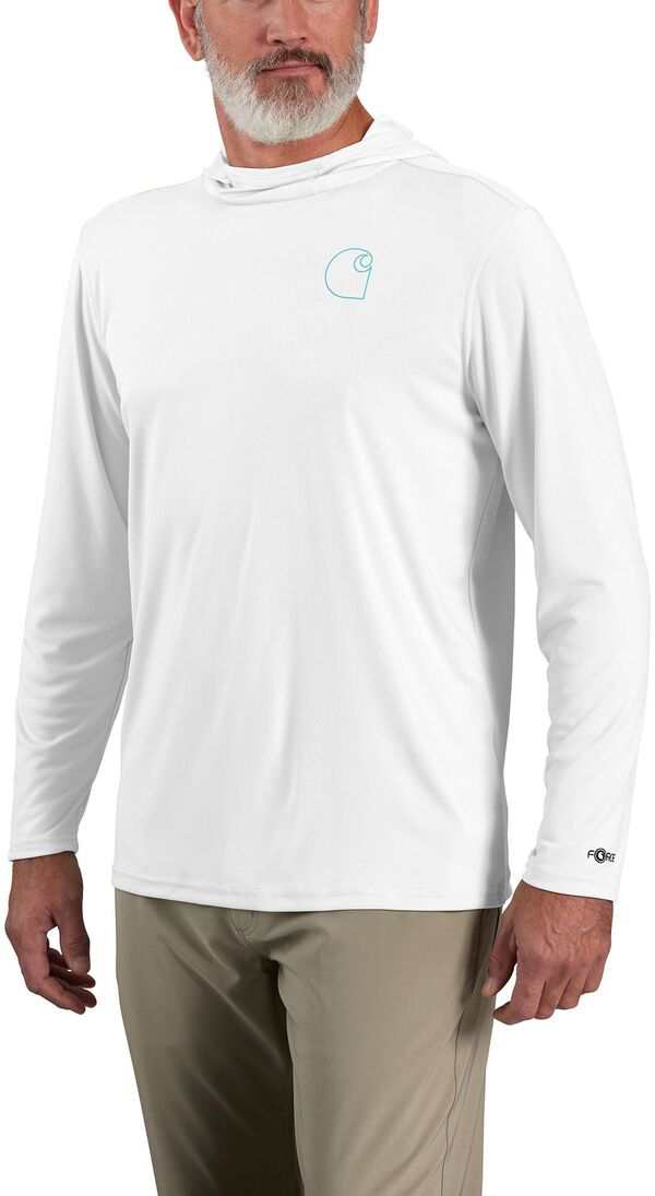 カーハート メンズ パーカー・スウェット アウター Carhartt Men's Force Sun Defender Hoodie Whiteの通販は