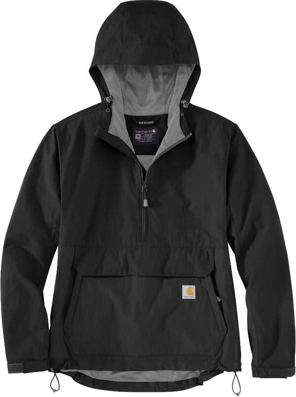 カーハート レディース ジャケット・ブルゾン アウター Carhartt Women's Rain Defender Loose-Fit Lightweight Packable Anorak Black