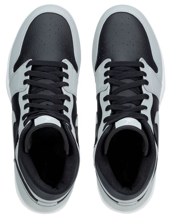 ジョーダン メンズ スニーカー シューズ Men's Jordan 1 Alpha Menace Mid Football Cleats Black/Greyの通販は