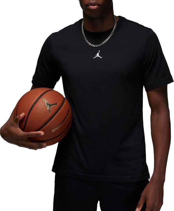 ジョーダン メンズ Tシャツ トップス Jordan Men's Dri-FIT Sport Performance Short Sleeve T-Shirt Blackの通販は 10,625円