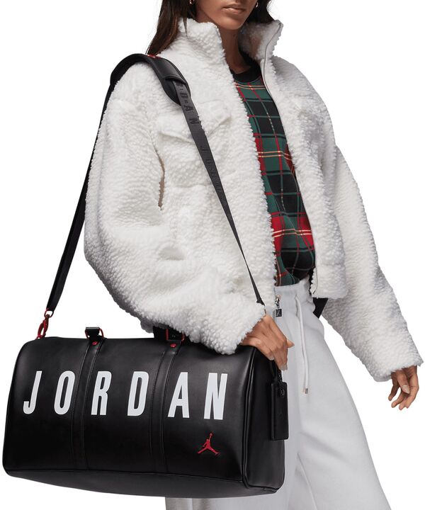 ジョーダン メンズ ボストンバッグ バッグ Air Jordan Jumpman Duffel Black/Whiteの通販は