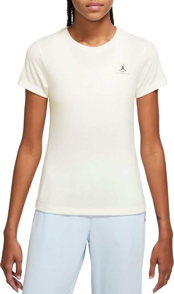 ジョーダン レディース シャツ トップス Jordan Women's Slim T-Shirt White