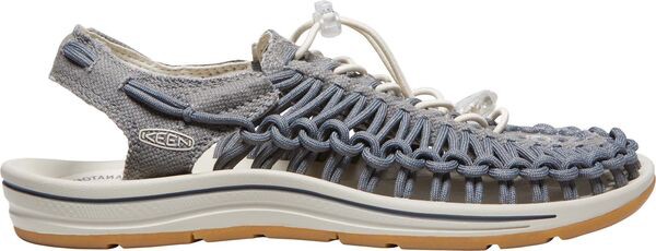 キーン レディース サンダル シューズ KEEN Women's Uneek Canvas Sandals Steel Grey