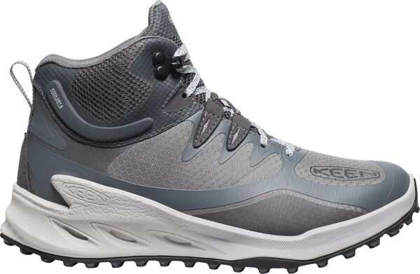 キーン レディース ブーツ・レインブーツ シューズ KEEN Women's Zionic Mid Waterproof Hiking Boots Steel Grey/Magnet