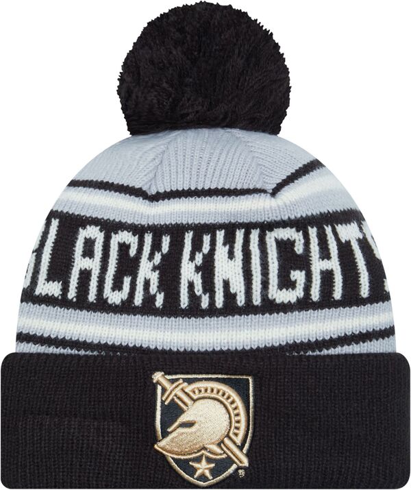 ニューエラ メンズ 帽子 アクセサリー New Era Men's Army West Point Black Knights Army Black Pom Wordmark Beanieの通販は
