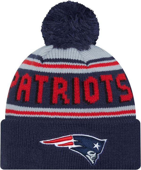 ニューエラ メンズ 帽子 アクセサリー New Era Men's New England Patriots Navy Cheer Knit Beanieの通販は 5,980円