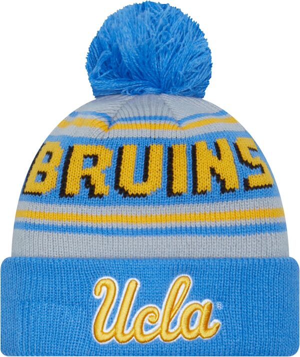 ニューエラ メンズ 帽子 アクセサリー New Era Men's UCLA Bruins True Blue Pom Wordmark Beanieの通販は
