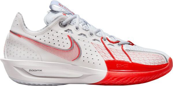 ナイキ レディース スニーカー シューズ Nike G.T. Cut 3 Basketball Shoes White/Silver/Red