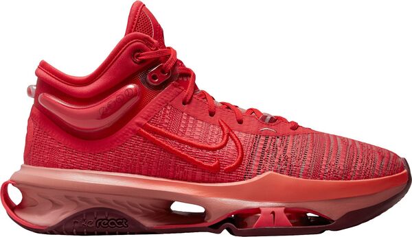 ナイキ メンズ スニーカー シューズ Nike G.T. Jump 2 Basketball Shoes Lt Red/Crimson/Noble Redの通販は