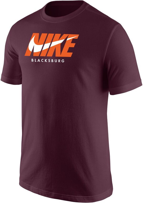 ナイキ メンズ Tシャツ トップス Nike Men's Virginia Tech Hokies Blacksburg Maroon City 3.0 T-Shirtの通販は