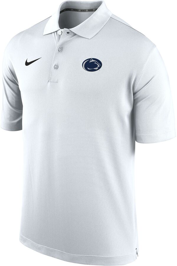 ナイキ メンズ ポロシャツ トップス Nike Men's Penn State Nittany Lions White Logo Poloの通販は 10,935円