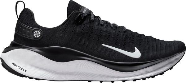 ナイキ メンズ スニーカー シューズ Nike Men's InfinityRN 4 Running Shoes Black/White/Dark Grey