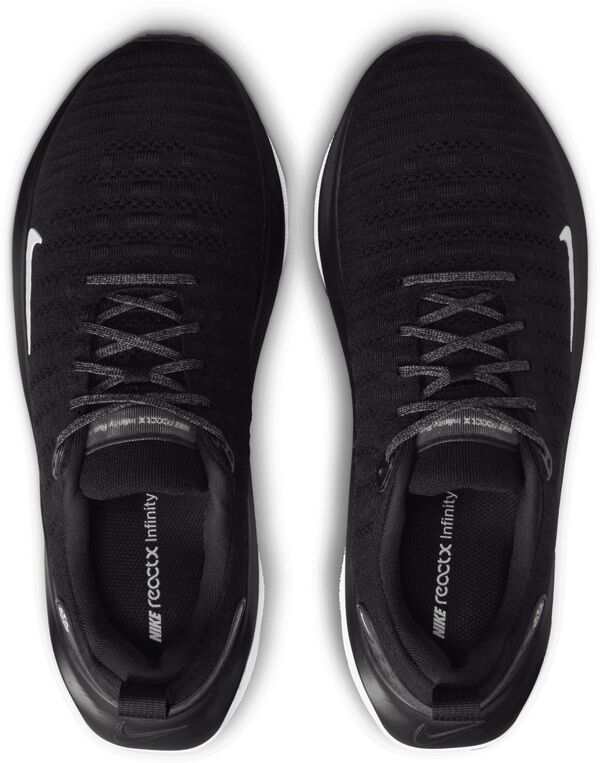 ナイキ メンズ スニーカー シューズ Nike Men's InfinityRN 4 Running Shoes Black/White/Dark Grey