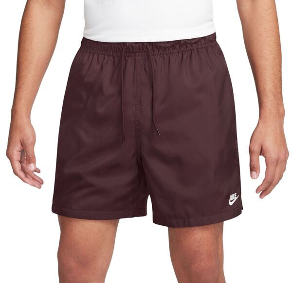 ナイキ メンズ ハーフパンツ・ショーツ ボトムス Nike Men's Club 6'' Woven Flow Shorts Burgundy Crush