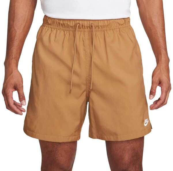 ナイキ メンズ ハーフパンツ・ショーツ ボトムス Nike Men's Club 6'' Woven Flow Shorts Flax