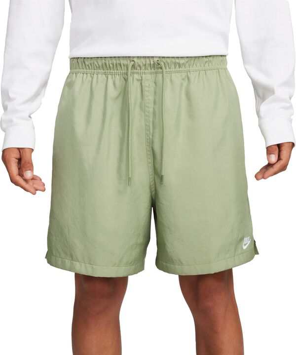 ナイキ メンズ ハーフパンツ・ショーツ ボトムス Nike Men's Club 6'' Woven Flow Shorts Oil Green