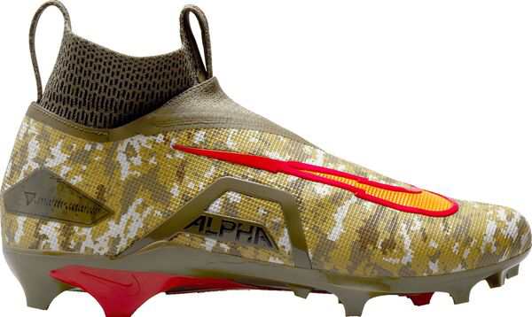 ナイキ メンズ スニーカー シューズ Nike Men's Alpha Menace Elite 3 Travis Kelce Mid Football Cleats Gold/Red