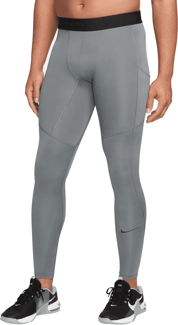 ナイキ メンズ カジュアルパンツ ボトムス Nike Men's Pro Dri-FIT Fitness Tights Smoke Greyの通販は