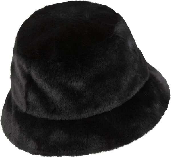 ナイキ レディース 帽子 アクセサリー Nike Women's Apex Faux Fur Swoosh Bucket Hat Black