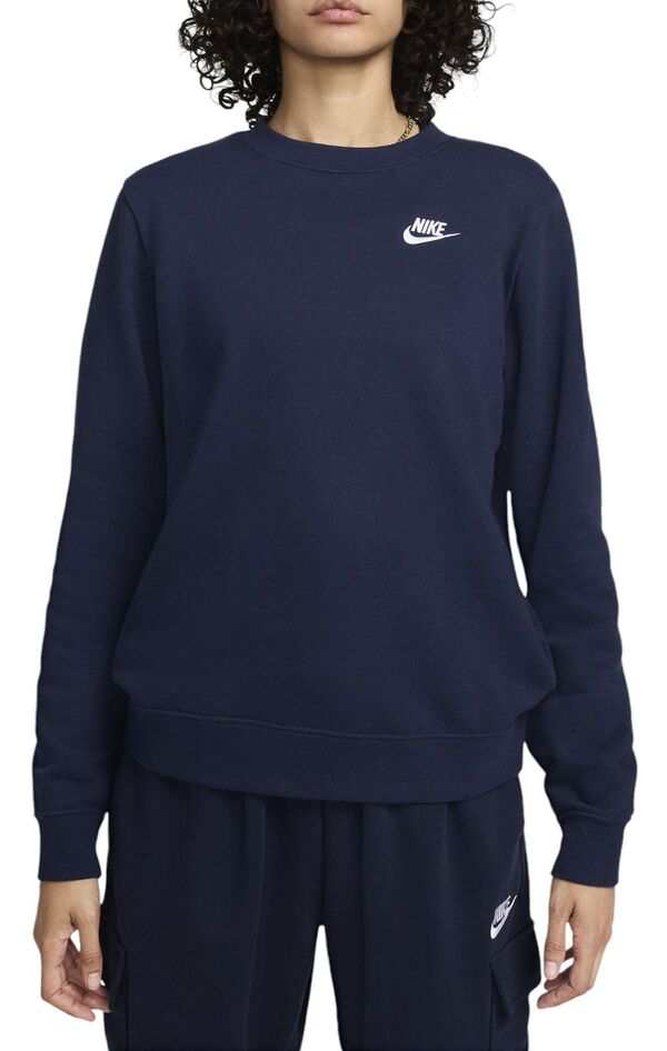 ナイキ レディース パーカー・スウェット アウター Nike Women's Sportswear Club Fleece Crewneck Sweatshirt Obsidian