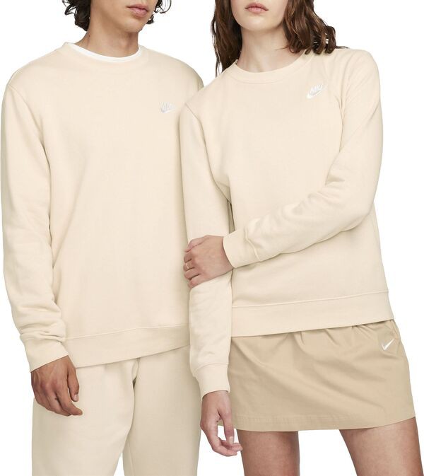 ナイキ レディース パーカー・スウェット アウター Nike Sportswear Women's Club Fleece Crewneck Sweatshirt Sanddrift