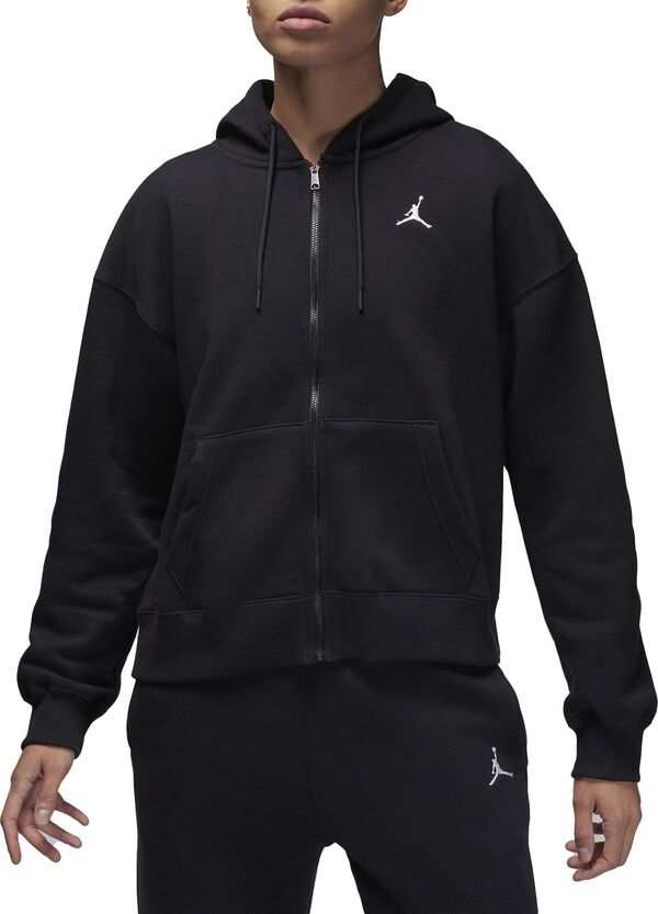 ジョーダン レディース パーカー・スウェット アウター Jordan Women's Brooklyn Fleece Full-Zip Hoodie Blackの通販は