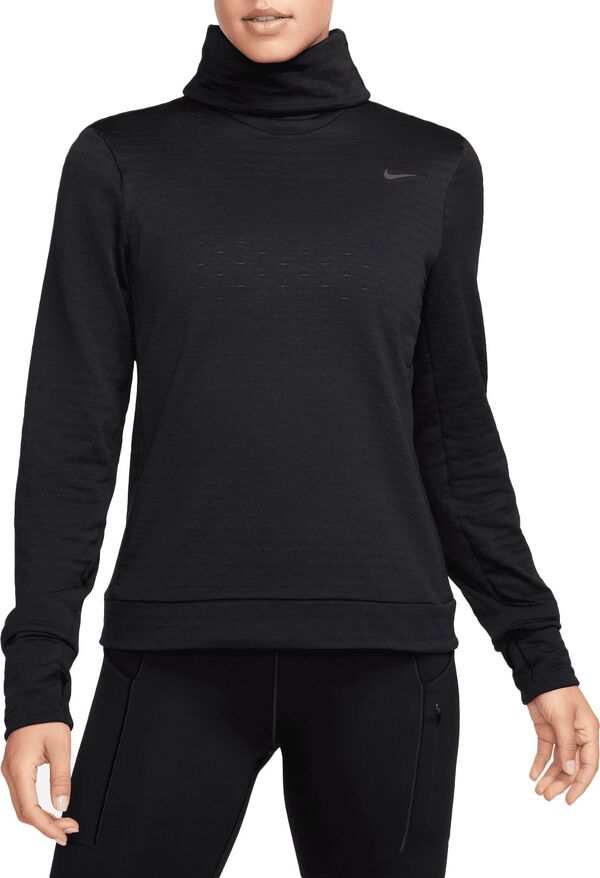 ナイキ レディース シャツ トップス Nike Women's Therma-FIT Element Swift Turtleneck Running Top Black