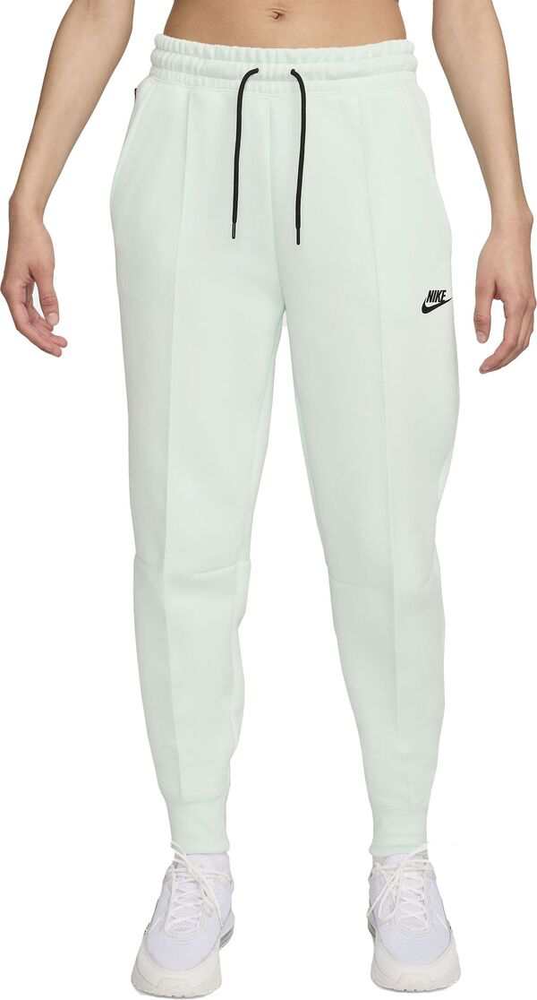 ナイキ レディース カジュアルパンツ ボトムス Nike Sportswear Women's Tech Fleece Mid-Rise Joggers Barely Green