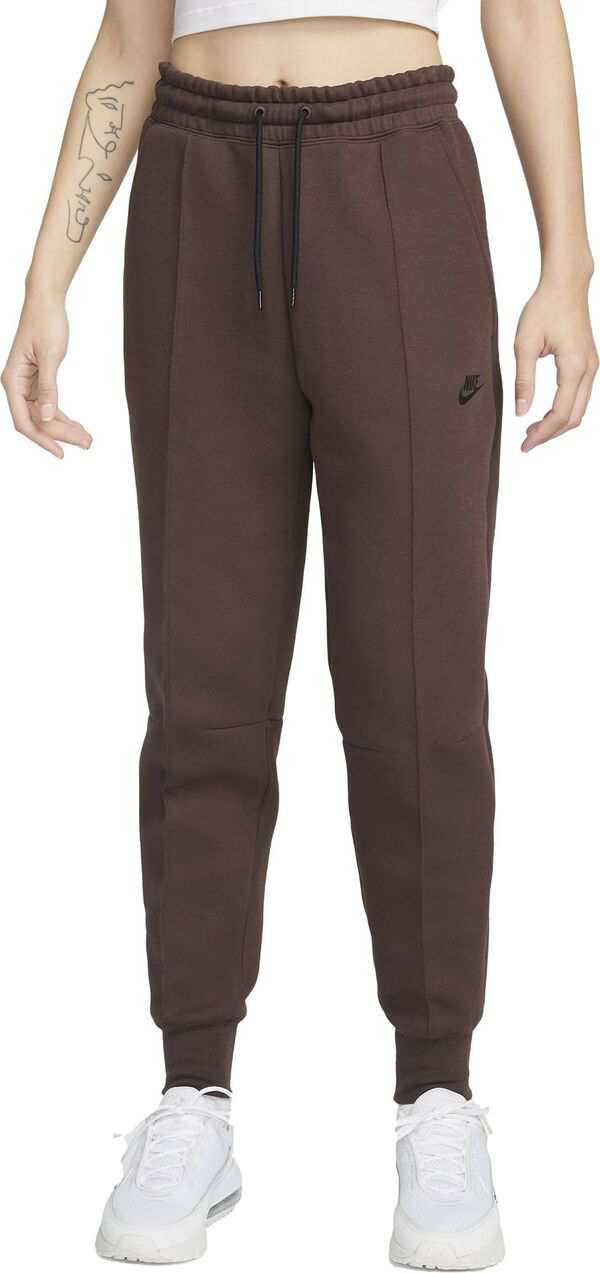 ナイキ レディース カジュアルパンツ ボトムス Nike Sportswear Women's Tech Fleece Mid-Rise Joggers Baroque Brown