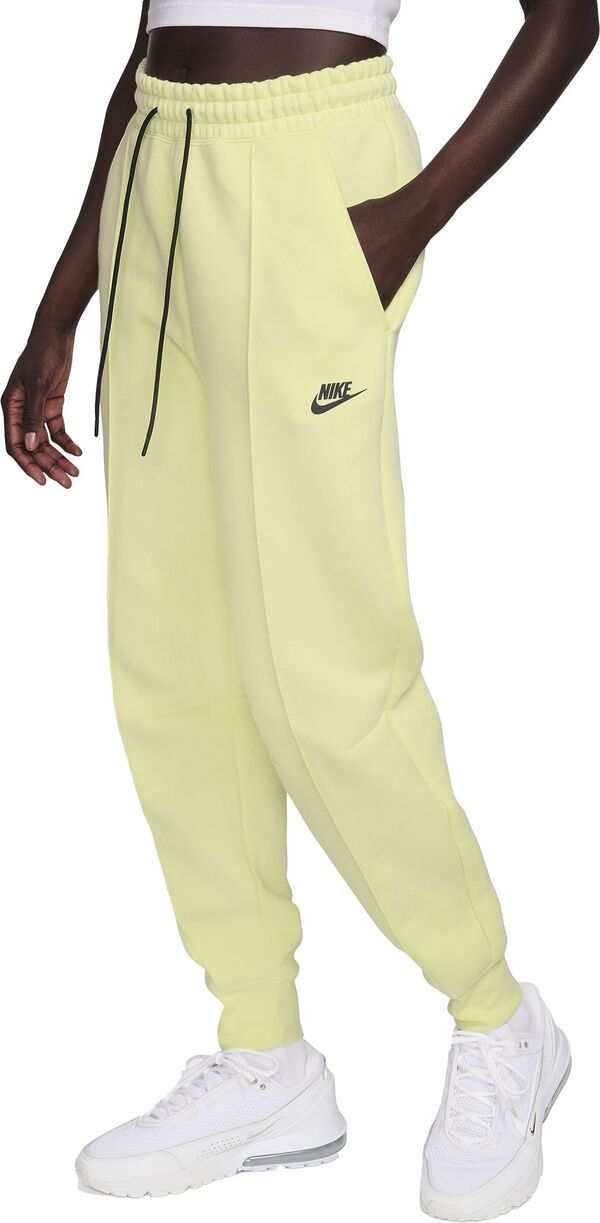 ナイキ レディース カジュアルパンツ ボトムス Nike Sportswear Women's Tech Fleece Mid-Rise Joggers Luminous Green