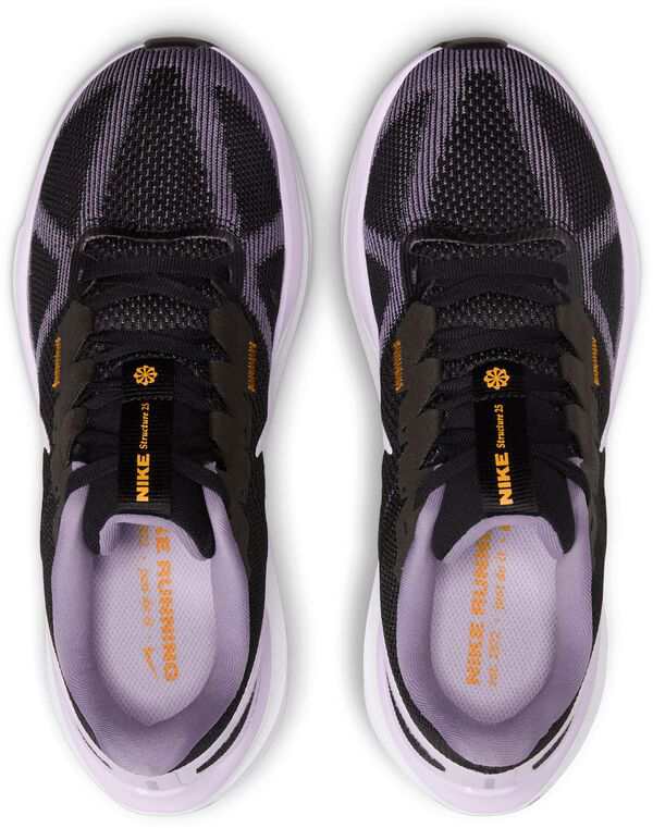 ナイキ レディース スニーカー シューズ Nike Women's Structure 25 Running Shoes Black/Lilac