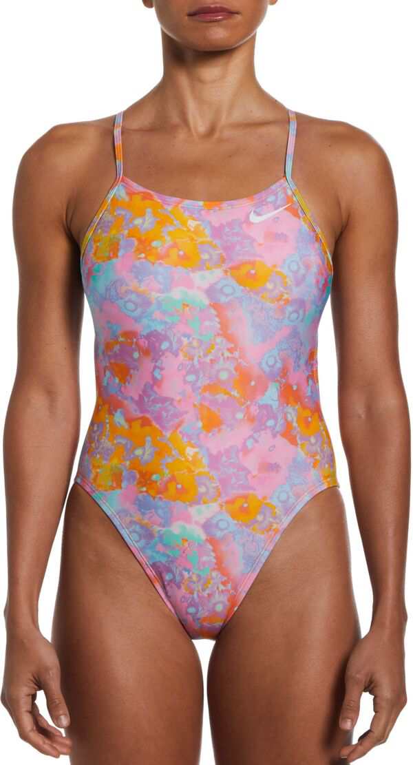 ナイキ レディース 上下セット 水着 Nike Women's Multi Print Cutout One Piece Sundial