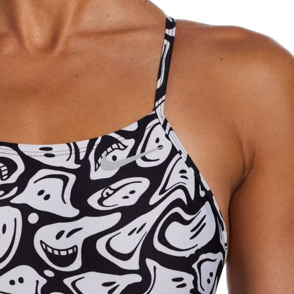 ナイキ レディース 上下セット 水着 Nike Women's Multi Print Cutout One Piece White