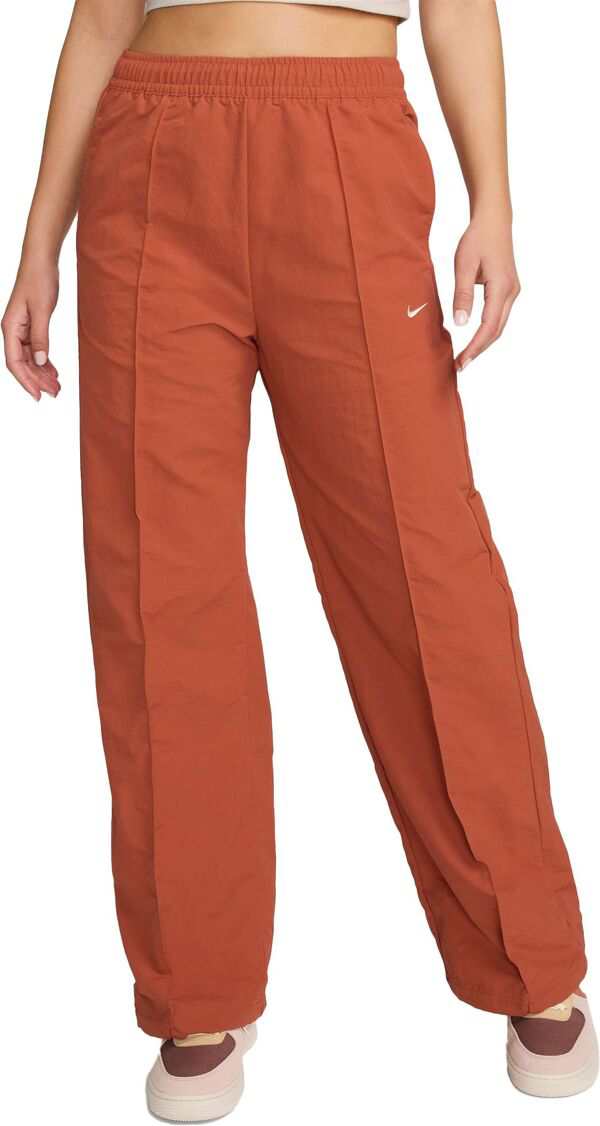 ナイキ レディース カジュアルパンツ ボトムス Nike Sportswear Women's Woven Mid-Rise Pants Burnt Sunrise