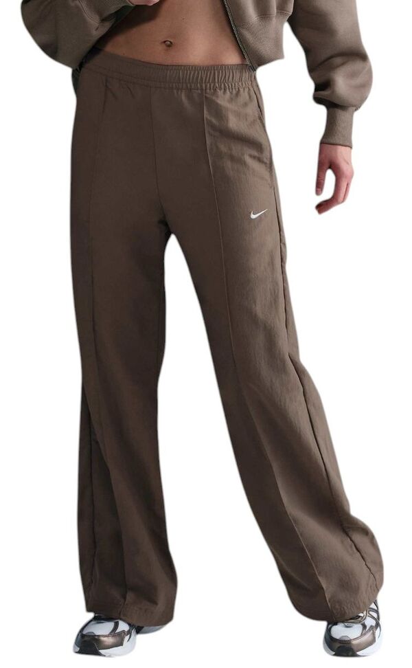 ナイキ レディース カジュアルパンツ ボトムス Nike Women's Sportswear Everything Wovens Mid-Rise Open-Hem Pants Mink Brown
