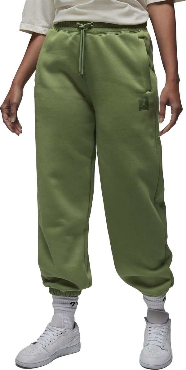 ジョーダン レディース カジュアルパンツ ボトムス Jordan Women's Flight Fleece Pants Sky J Lt Olive